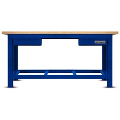 Bancada aberta com 02 gavetas e tampo de madeira pinus - RLL-210A Bancada aberta com 02 gavetas e tampo de madeira pinus - RLL-210A