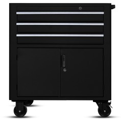 Carrinho para ferramentas com 3 gavetas e 2 portas Carrinho para ferramentas com 3 gavetas e 2 portas