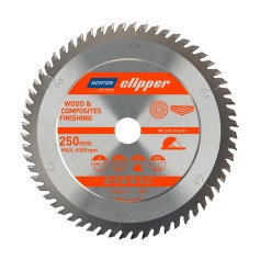Disco de serra para madeira 250 x 30 mm 80 dentes - Clipper