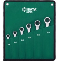 Jogo de chave estrela com catraca de 8 a 19 mm com 6 peças - ST09025SJ Jogo de chave estrela com catraca de 8 a 19 mm com 6 peças - ST09025SJ
