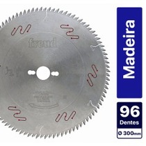 Disco de serra para madeira 300 x 30 mm com 96 dentes - LU3F 0300