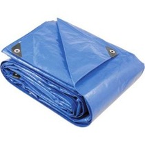 Lona refor�ada de polietileno azul 9 m x 6 m