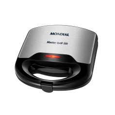 Sanduicheira Grill antiaderente 750 watts inox - S-20