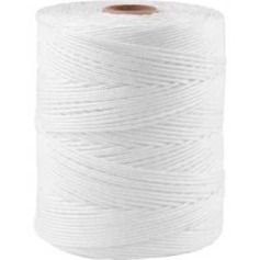 Corda multifilamento 2,5 mm cor branca com 372 metros