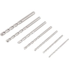 Jogo de brocas para concreto 3 a 10 mm com 7 pe�as