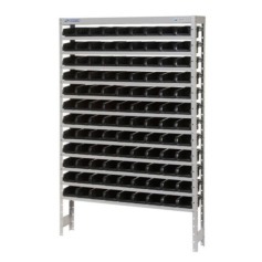 Estante met�lica com 108 gavetas n� 3 preta - EM108/3P