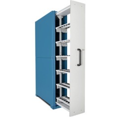 Arm�rio vertical com 72 suportes para cones Iso 40 - AM-98