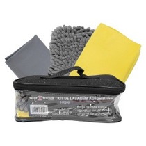 Kit de lavagem automotiva com 3 pe�as