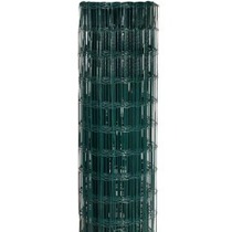 Tela alambrado verde malha 10 x 5 cm fio 2,5 mm com 1,2 x 25 m