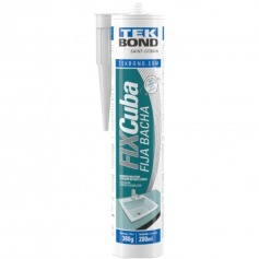 Silicone para fixa��o de cubas 380 gramas cinza - FIX CUBA