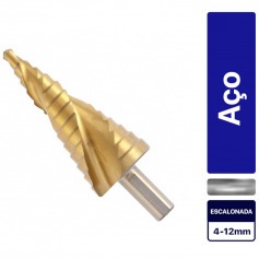 Broca escalonada a�o r�pido 4 a 12 mm - 723539