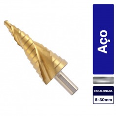 Broca escalonada a�o r�pido 6 a 30 mm - 723579