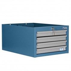 M�dulo com 4 gavetas para bancada modular