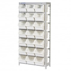 Estante met�lica com 21 gavetas n� 7 branca - EF21/7B