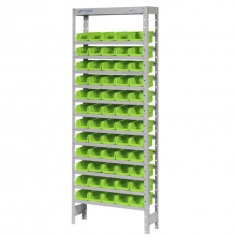 Estante met�lica com 60 gavetas n� 3 verde - EF60/3VD
