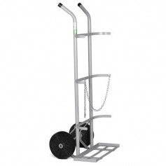 Carro para transporte de oxig�nio e acetileno capacidade para 2 cilindros - TM-48