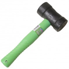 Martelo de borracha preto 60 mm