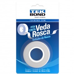 Fita veda rosca 18 mm x 25 metros Blister