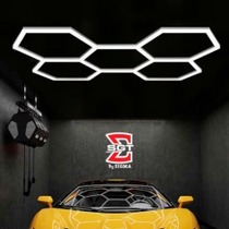 Lumin�ria colm�ia hexagonal em Led com 5 c�lulas - CRI>90
