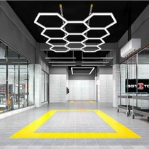 Lumin�ria colm�ia hexagonal em Led com 11 c�lulas CRI>90