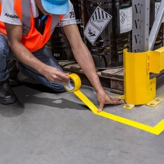 Fita adesiva para demarca��o 48 mm x 15 m 