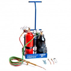 Conjunto de solda Oxig�nio/Acetileno Pr�tico - 407350