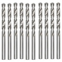 Broca de aço rápido para metal 8,0 mm DIN 338 com 10 peças - 715809 Broca de aço rápido para metal 8,0 mm DIN 338 com 10 peças - 715809