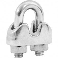 Clips para cabo em a�o inox 3/8