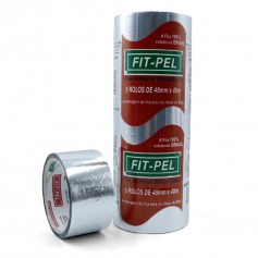 Fita adesiva aluminizada 48 mm x 40 m com 05 pe�as - 10103931