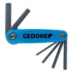 Jogo de chave allen em arma��o 2 a 8 mm com 7 pe�as - 42SCL