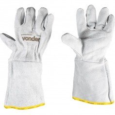 Luva de raspa de couro petroleira com refor�o