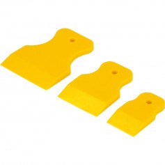 Jogo de esp�tulas em PVC 3 pe�as