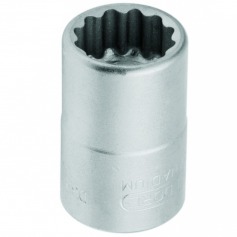 Soquete estriado 50 mm encaixe de 3/4