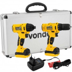 Combo Furadeira Parafusadeira PFV 120 + Parafusadeira de Impacto 12V PBV 012I - PFBV 012