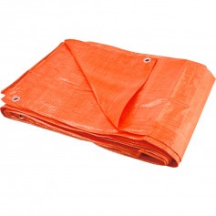 Lona de polietileno 5 x 5 m 100 micra laranja