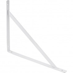Cantoneira met�lica tipo m�o francesa 20 cm branca