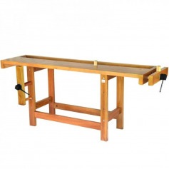 Bancada para marceneiro 2,00 x 0,55 x 0,90 m com 2 morsas - RLLMAD200