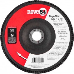 Disco de lixa flap disc reto 4.1/2