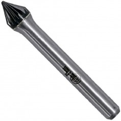 Lima rotativa endurecida c�nica 16 x 13 mm haste 6 mm - 23.235