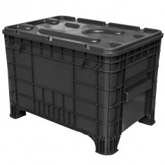 Caixa pl�stica organizadora container 372 litros com tampa - 14945