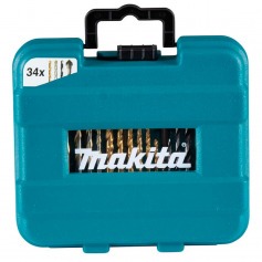 Jogo de broca bits e soquetes 34 peças com maleta - B-68498 Jogo de broca bits e soquetes 34 peças com maleta - B-68498