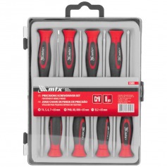 Jogo de chave de precisão fenda/phillips e hexalobular com 8 peças - 115899 Jogo de chave de precisão fenda/phillips e hexalobular com 8 peças - 115899