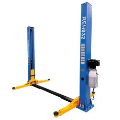 Elevador automotivo 3,2T sem base double lock monof�sico azul - REHI032
