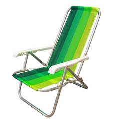 Cadeira de praia dobr�vel em 4 posi��es - CAD0641