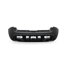 Para-choque Uno Way 2014 a 2021 traseiro preto liso com furo para furo - 3466