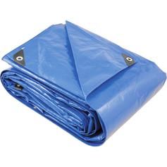 Lona refor�ada de polietileno azul 12 m x 6 m