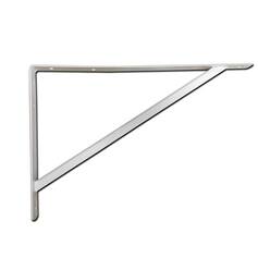 Cantoneira met�lica tipo mao francesa refor�ada 50 cm branca - BFH1533