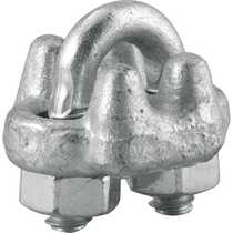 Grampo para cabo de a�o em a�o carbono 1/8