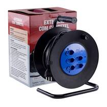 Extens�o el�trica 30 metros 3 x 1,00 mm 2P+T 10A com carretel