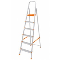 Escada de alum�nio 6 degraus residencial - EDS006